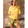 Летний комплект из хлопка Mia-Amore TENERIFE 5228 желтый, Цвет: желтый, Размеры: L