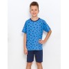 Пижама для мальчиков с шортами Taro 2945/2946/2951 WILLIAM, Цвет: синий, Размеры: 146, изображение 3
