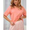 Пижама женская с бриджами Taro 3323/3375/3376 ELOISE, Цвет: персиковый, Размеры: XL, изображение 4