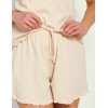 Хлопковая пижама с шортами Taro 3328 TIFFY светло-бежевый, Цвет: светло-бежевый, Размеры: S, изображение 3