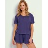 Женская пижама с шортами Taro 3349 SERENITY, Цвет: индиго, Размеры: S, изображение 2