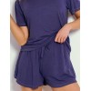 Женская пижама с шортами Taro 3349 SERENITY, Цвет: индиго, Размеры: S, изображение 3