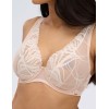 Кружевной бюстгальтер бралетт Alles CREME BRULEE M bralette, Цвет: бежевый, Размеры: 70E