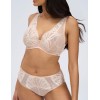 Кружевной бюстгальтер бралетт Alles CREME BRULEE M bralette, Цвет: бежевый, Размеры: 70E, изображение 4