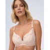 Бюстгальтер с вкладышами пуш-ап Alles CREME BRULEE P-UP, Цвет: бежевый, Размеры: 70F, изображение 3