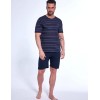 Пижама мужская с шортами Cornette 338 темно-синий/красный, Цвет: темно-синий/красный, Размеры: S, изображение 2