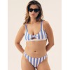 Полосатый верх купальника Esotiq 42831 MALLORC, Цвет: синий/белый, Размеры: L, изображение 6