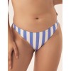 Полосатые женские плавки Esotiq 42832 MALLORC, Цвет: синий/белый, Размеры: L