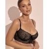 Кружевное бюстье Kinga LIV 1194-SC черный, Цвет: черный, Размеры: 65H, изображение 4