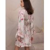 Короткий халат из шёлка с вискозой Mia-Amore CHARLOTTE 4513, Цвет: мультицвет, Размеры: L/XL, изображение 2