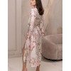 Халат шёлковый длинный Mia-Amore CHARLOTTE 4519, Цвет: мультицвет, Размеры: 2XL/3XL, изображение 2