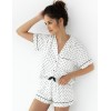 Пижама с шортами из вискозы Sensis AYLIN, Цвет: белый, Размеры: L