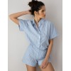 Женская пижама с шортами Sensis JANY, Цвет: голубой, Размеры: S, изображение 3