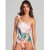 Слитный купальник на одно плечо Cosita Linda 25051M EXOTIC LEAVES, Цвет: мульти, Размеры: S