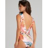 Купальник с глубоким вырезом Cosita Linda 25054M EXOTIC LEAVES, Цвет: мультиколор, Размеры: S, изображение 2