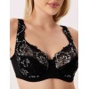 Бюстгальтер мягкий с подкроем Elli 1013 черно-серебро, Цвет: черно-серебро, Размеры: 100E