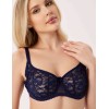 Мягкий кружевной бюстгальтер Elli 6000 темно-синий, Цвет: темно-синий, Размеры: 85C, изображение 2