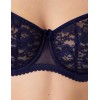 Мягкий кружевной бюстгальтер Elli 6000 темно-синий, Цвет: темно-синий, Размеры: 85C, изображение 3