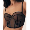 Бюстгальтер бюстье Esotiq BARELY 42458 черный + бежевый, Цвет: черный + бежевый, Размеры: 70C