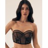 Бюстгальтер бюстье Esotiq BARELY 42458 черный + бежевый, Цвет: черный + бежевый, Размеры: 70C, изображение 4