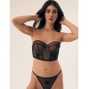 Бюстгальтер бюстье Esotiq BARELY 42458 черный + бежевый, Цвет: черный + бежевый, Размеры: 70C, изображение 5