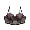 Бюстгальтер бюстье Esotiq BARELY 42458 черный + бежевый, Цвет: черный + бежевый, Размеры: 70C, изображение 9