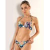 Раздельный купальник с чашкой пуш-ап Lilly FL147, Цвет: синий, Размеры: 75B