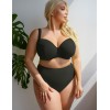 Верх купальника мягкий Kris Line LEMON BLACK soft full cup, Цвет: черный, Размеры: 100H, изображение 4