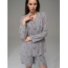 Домашняя пижама с шортами Mia-Amore DAMASK 5365, Цвет: серый, Размеры: 4XL, изображение 3