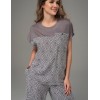 Комплект с укороченными брюками Mia-Amore DAMASK 5366, Цвет: серый, Размеры: S, изображение 4