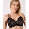 Мягкий кружевной бюстгальтер Nikol Djumon 185 16 черный, Цвет: черный, Размеры: 90C, изображение 4
