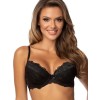 Кружевной бюстгальтер пуш-ап Orhideja 116-208 черный, Цвет: черный, Размеры: 70B, изображение 4