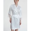 Шёлковый халат Mia-Amore REGINA 3903 белый, Цвет: белый, Размеры: 2XL/3XL
