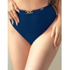 Плавки бразилиана Kris Line CALIFORNIA NAVY BLUE brasyliana high waist, Цвет: темно-синий, Размеры: L