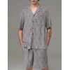 Мужская пижама с шортами Mia-Amore DAMASK 5259, Цвет: серый, Размеры: M, изображение 4