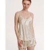 Атласный комплект с шортами Mia-Mella JULIA CHARME 8732 айвори, Цвет: айвори, Размеры: S