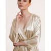 Атласный халат-кимоно Mia-Mella JULIA CHARME 8733 айвори, Цвет: айвори, Размеры: 2XL/3XL, изображение 3