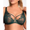 Кружевной мягкий бюстгальтер Bella Misteria SENSUAL FINESSE, Цвет: изумрудный, Размеры: 75D
