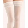 Чулки Gabriella 199 CALZE 8 den белый, Цвет: белый, Размеры: 1/2