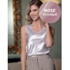 Розовая атласная майка Leilieve C8701 rose, Цвет: rose (розовый), Размеры: L