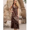 Длинный сарафан из вискозы Mia-Amore KILIMANJARO 5323, Цвет: шоколадный, Размеры: 2XL, изображение 3