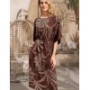 Туника с широким рукавом Mia-Amore KILIMANJARO 5328, Цвет: шоколадный, Размеры: 4XL/5XL