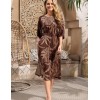 Туника с широким рукавом Mia-Amore KILIMANJARO 5328, Цвет: шоколадный, Размеры: 4XL/5XL, изображение 3