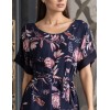 Туника домашняя Mia-Amore NIGHT GARDEN 5147, Цвет: темно-синий, Размеры: 4XL/5XL, изображение 4