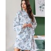 Халат из хлопкового муслина Mia-Amore SELESTINA 5443, Цвет: мультицвет, Размеры: 2XL/3XL, изображение 4