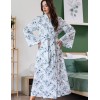 Длинный хлопковый халат Mia-Amore SELESTINA 5449, Цвет: мультицвет, Размеры: 2XL/3XL