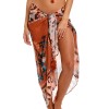 Пляжное парео Agua Bendita 6991 MARINE PAVANA, Цвет: терракотовый, Размеры: UN