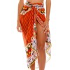 Пляжное парео Agua Bendita 9343 MARINE MENFIS, Цвет: оранжевый, Размеры: UN
