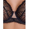 Кружевной бюстгальтер бралетт Ava DELIGHT 2200 M black, Цвет: черный, Размеры: 100C, изображение 3