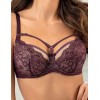 Бюстгальтер мягкий кружевной Orhideja 125-438 виноградный/нюд, Цвет: виноградный/нюд, Размеры: 90F